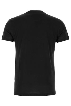 T-shirt leggera in misto cotone e seta nera PT TORINO | TL5STM050LEL01CD0990